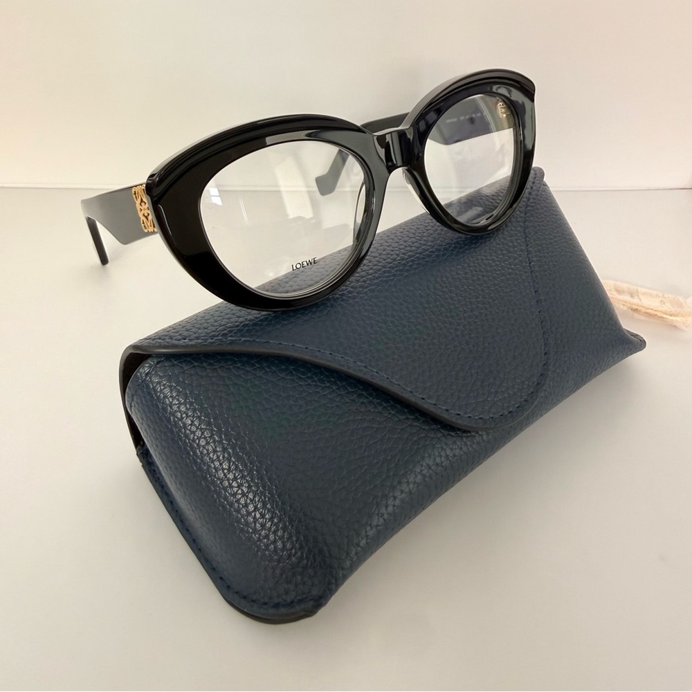 NEW!!! Loewe women black  eyeglasses LW50058I 001 Authentic Retail 420$